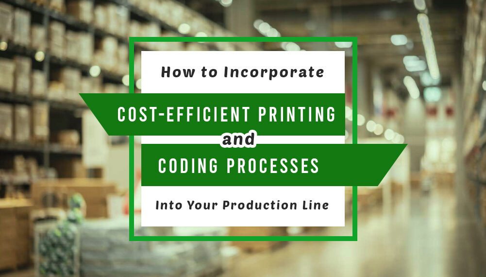 Cost-Efficient Printing and Coding Processes